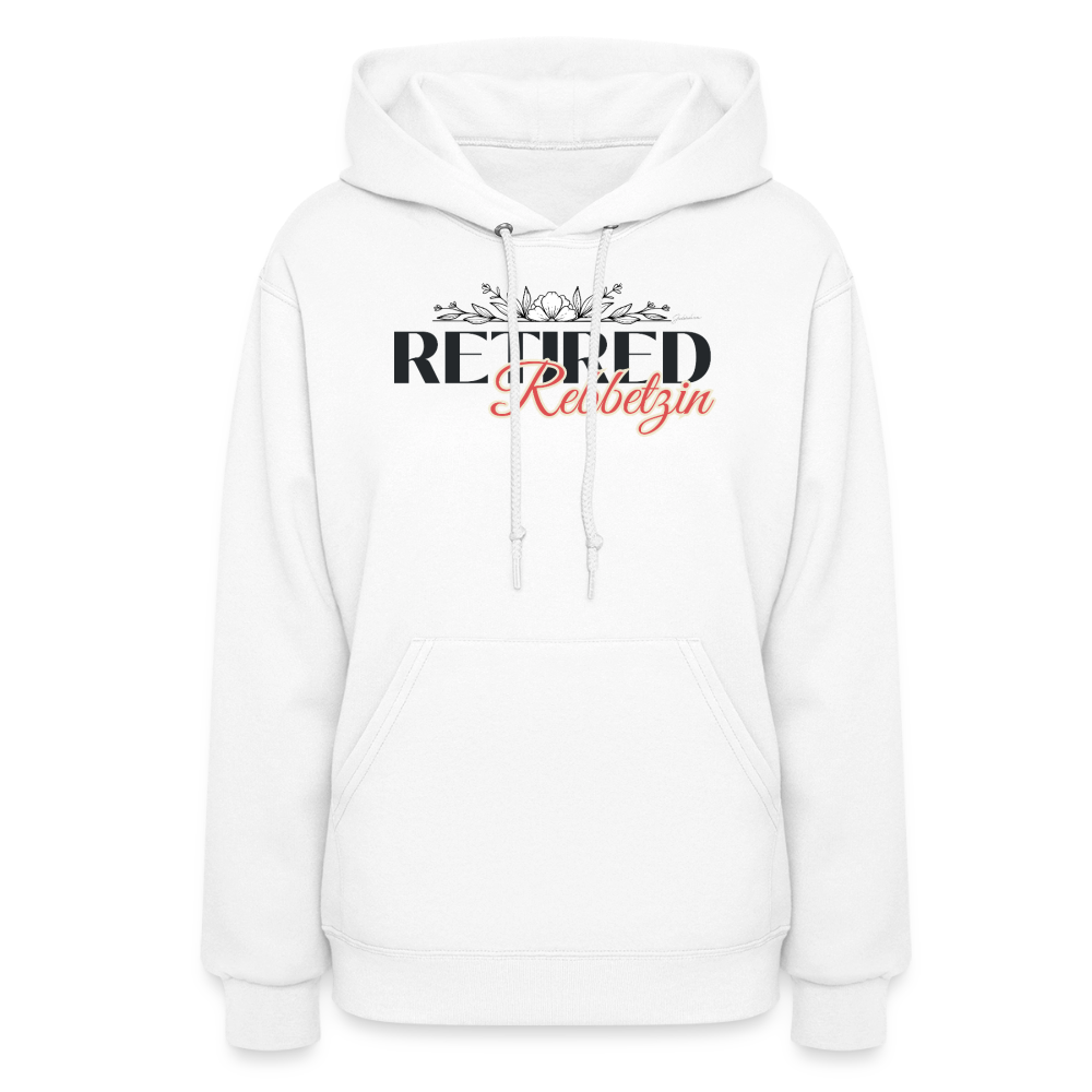 Retired Rabbetzin Women's Hoodie - white