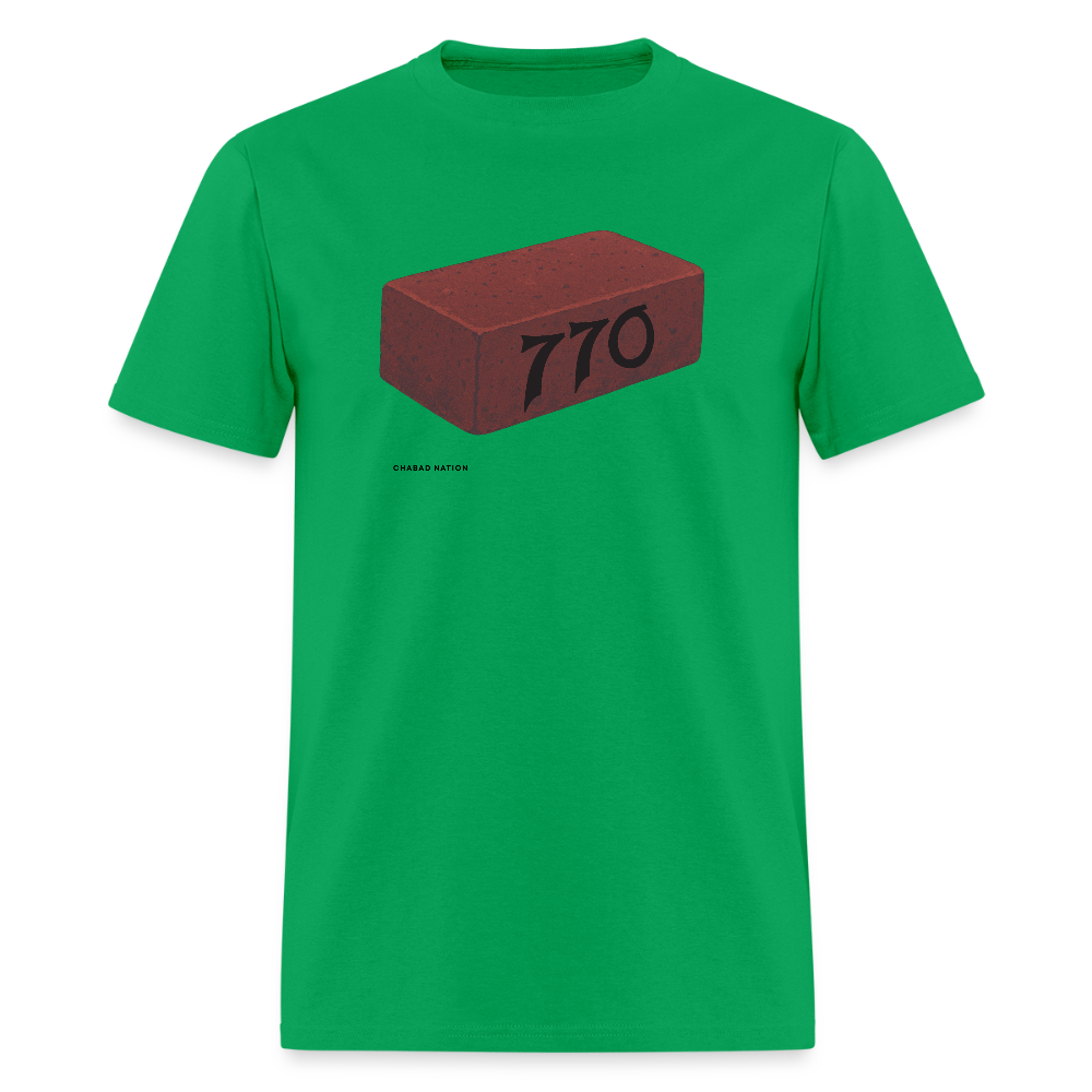 770 Solid Brick Men's T-Shirt | GILDAN 5000 - bright green