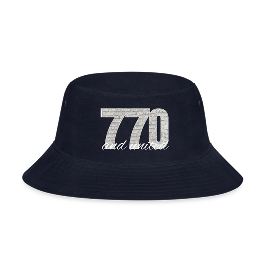 770 And United Light Bucket Hat - navy