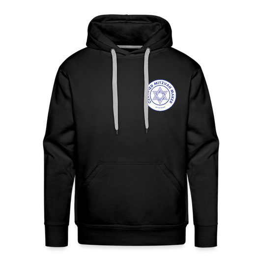 Certified Mitzvah Maker Badge Men’s Premium Hoodie - black