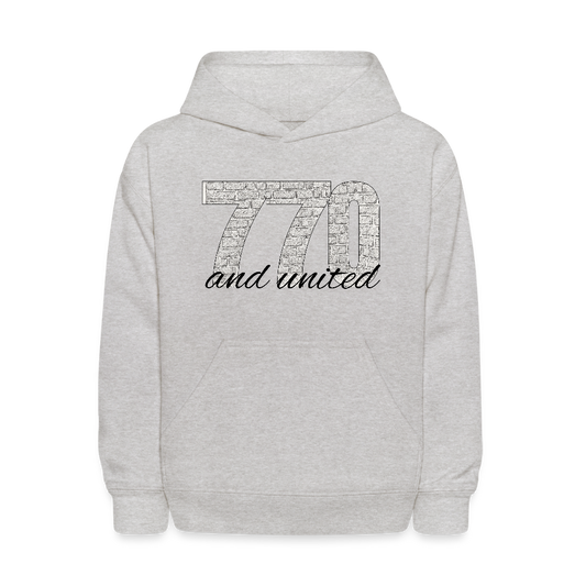 770 And United Kids' Hoodie - heather gray