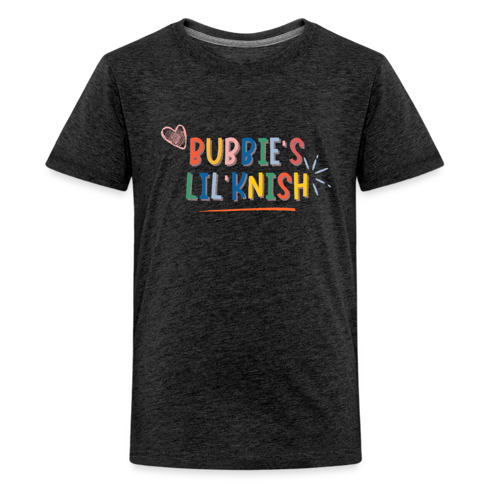 Bubbie's Lil' Knish Kids' Premium T-Shirt - charcoal grey