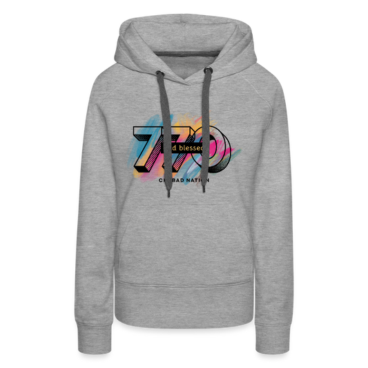 770 And Blessed Women’s Premium Hoodie - heather grey