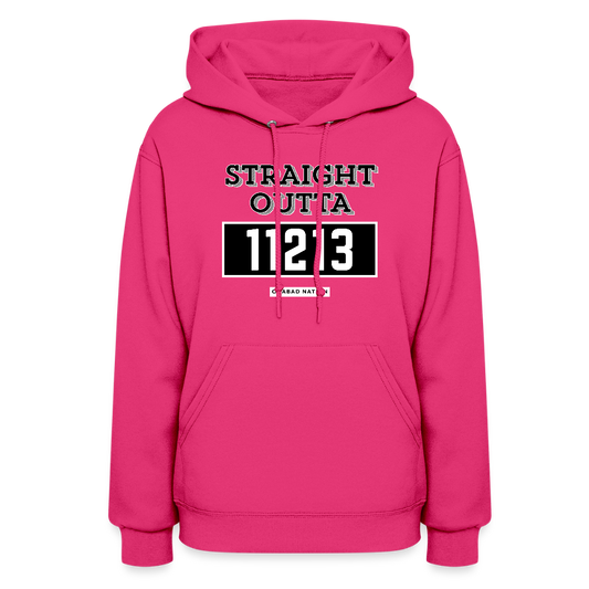 Straight Outta 11213 Women's Hoodie - fuchsia