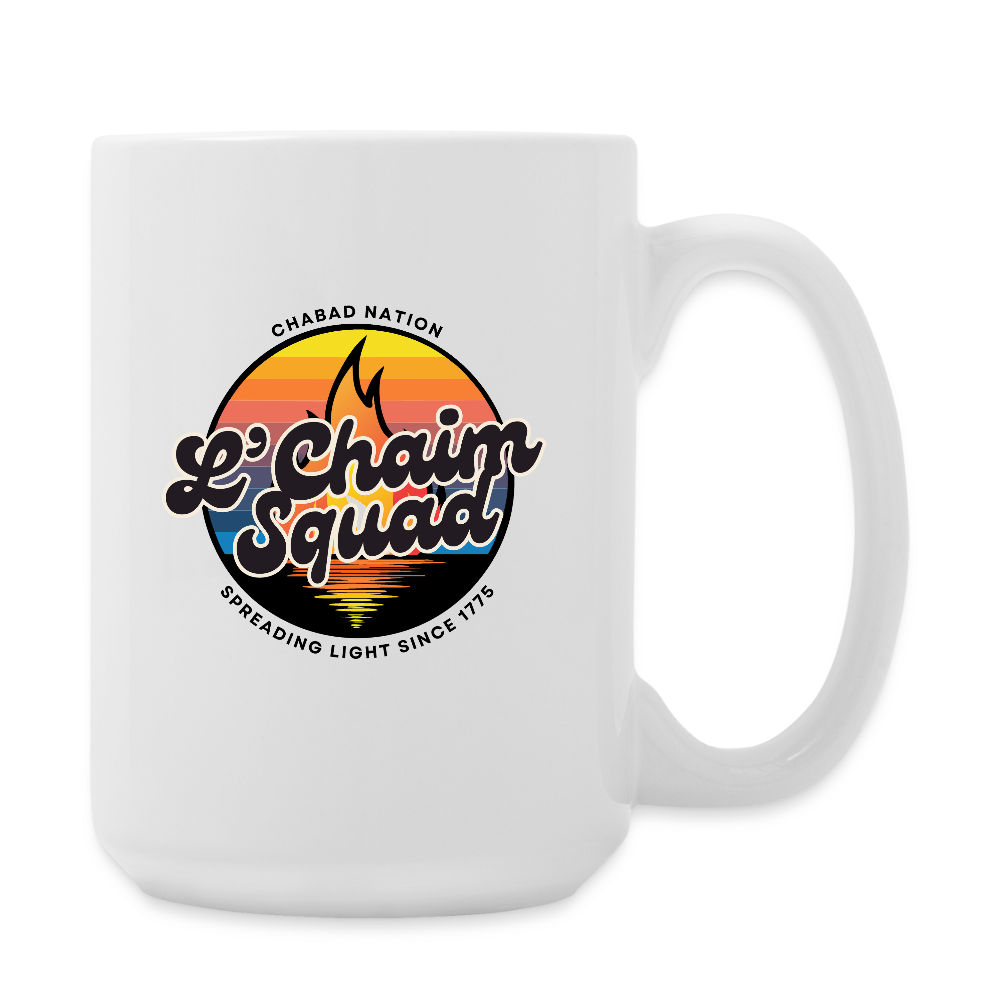 L’Chaim Squad – Spreading Light Coffee/Tea Mug 15 oz - white