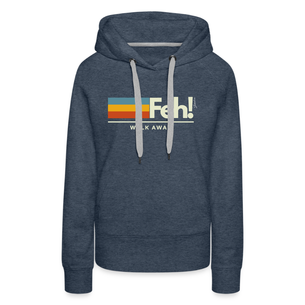 Feh! Women’s Premium Hoodie - heather denim