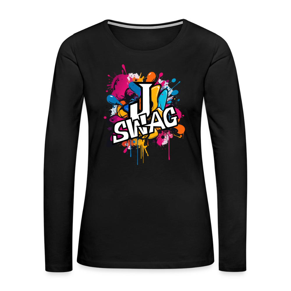 Jswag Logo Women's Premium Long Sleeve T-Shirt - black