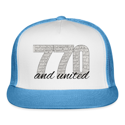 770 And United Trucker Hat - white/blue