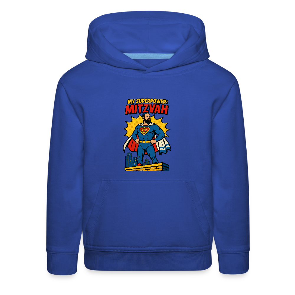My Superpower: Mitzvah Kids‘ Premium Hoodie - royal blue