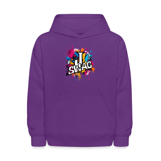 Jswag Logo Kids' Hoodie - purple
