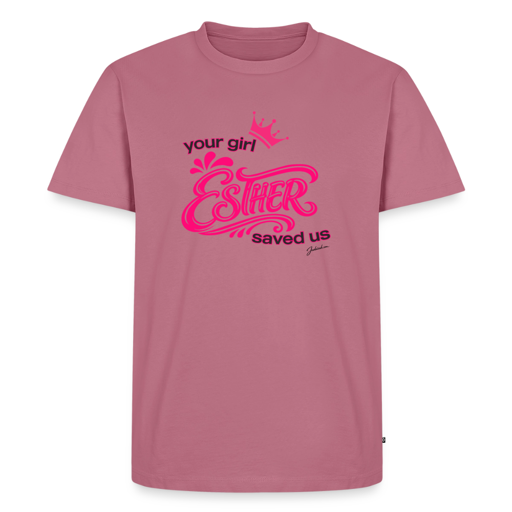 Your Girl Esther Men's Premium T-Shirt - mauve