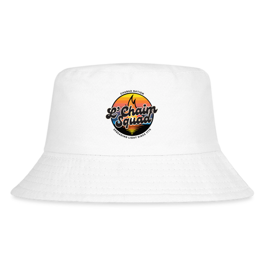 L’Chaim Squad – Spreading Light Kid's Bucket Hat - white