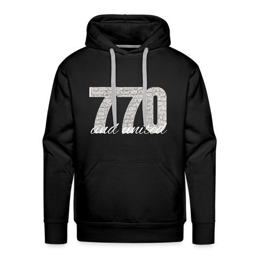 770 And United Light Men’s Premium Hoodie - black