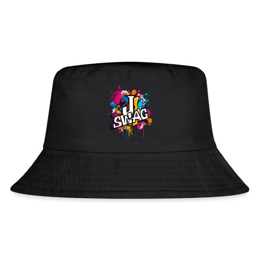 Jswag Logo Kid's Bucket Hat - black