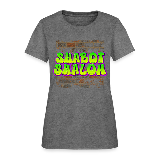 Shabot Shalom Brick 770 Graffiti Women's T-Shirt - graphite heather