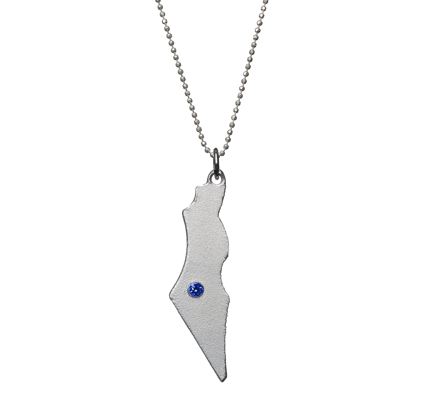 Iron Dome Map Necklace by Yaron Bob