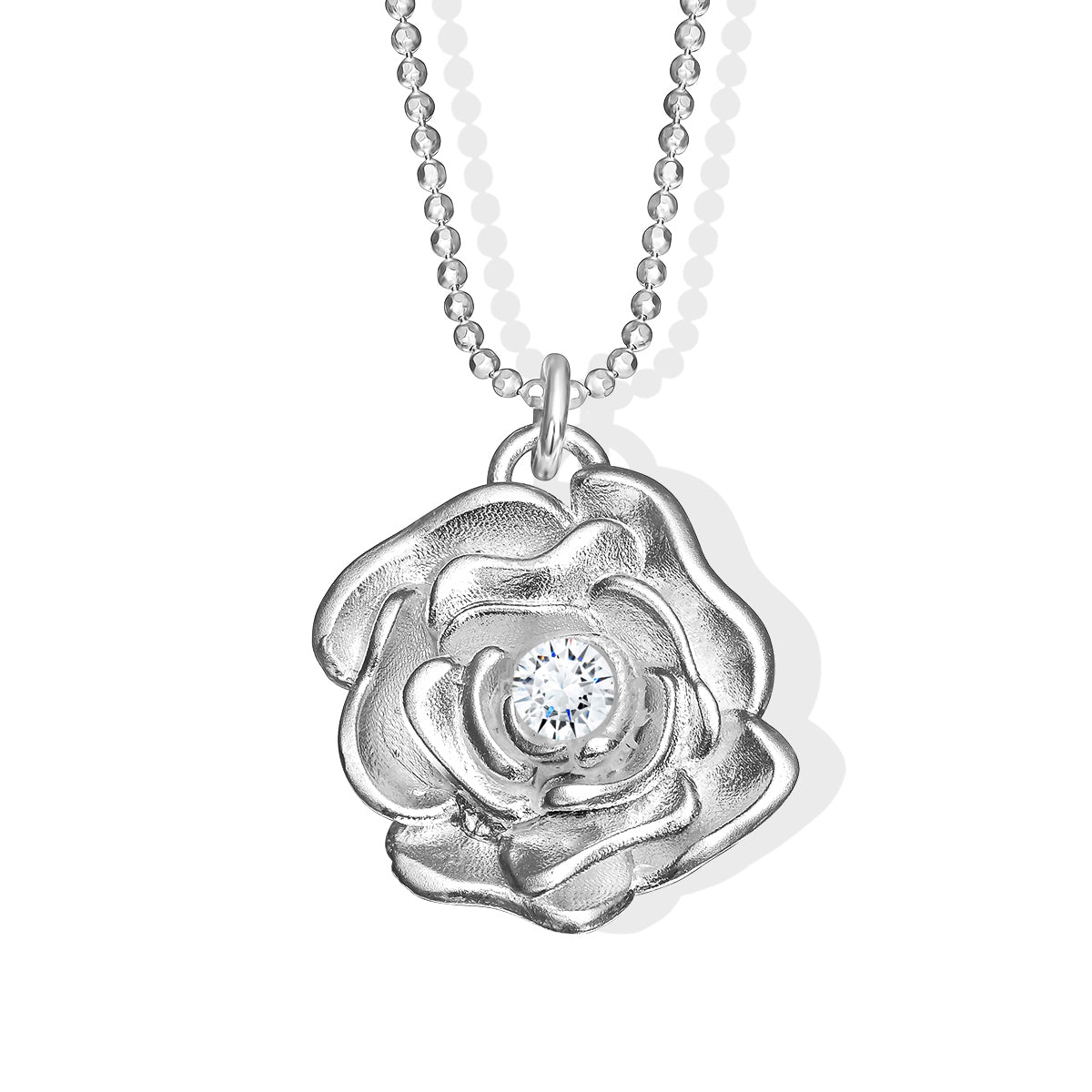 Rose Necklace made from Iron Dome