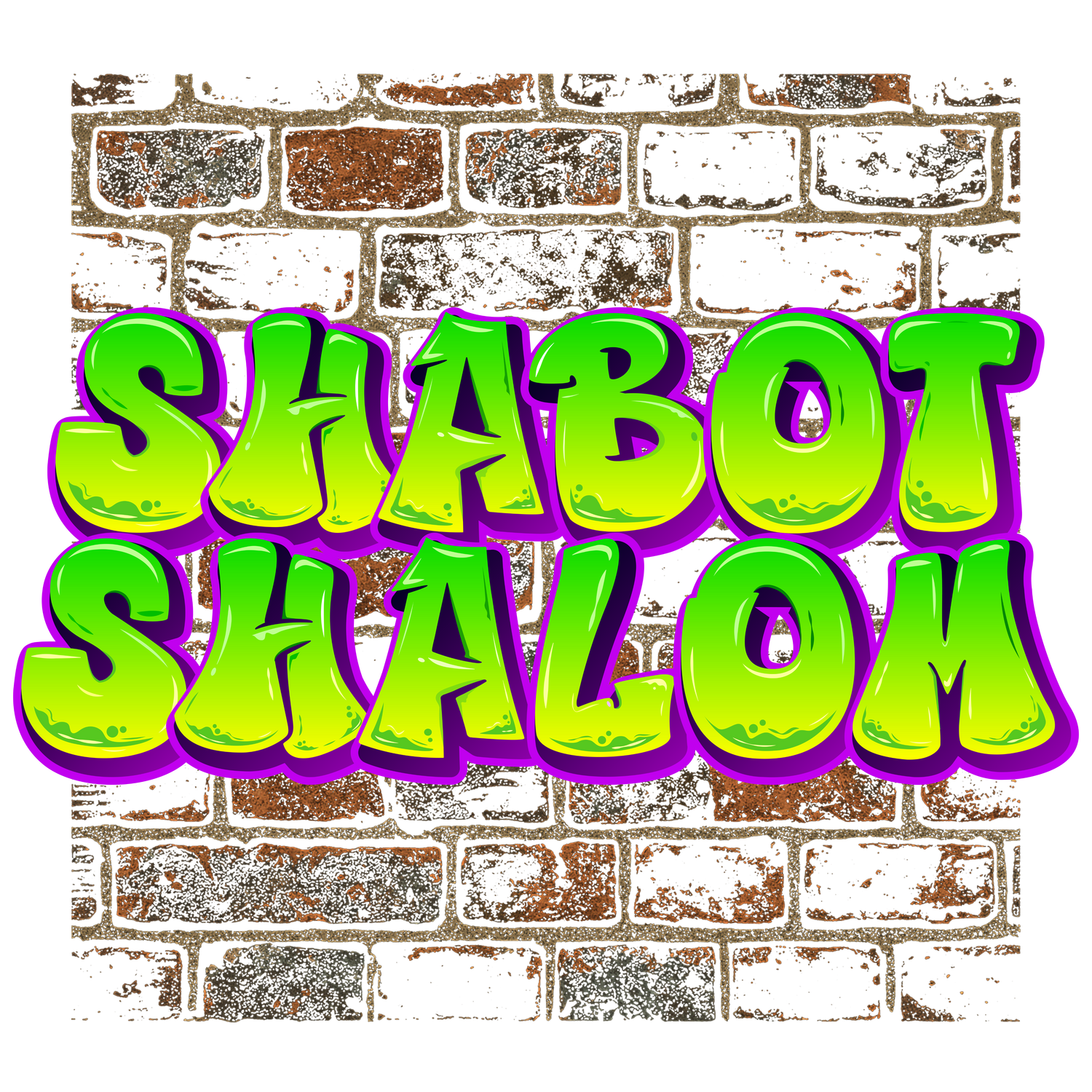 Shabot Shalom Brick 770 Graffiti