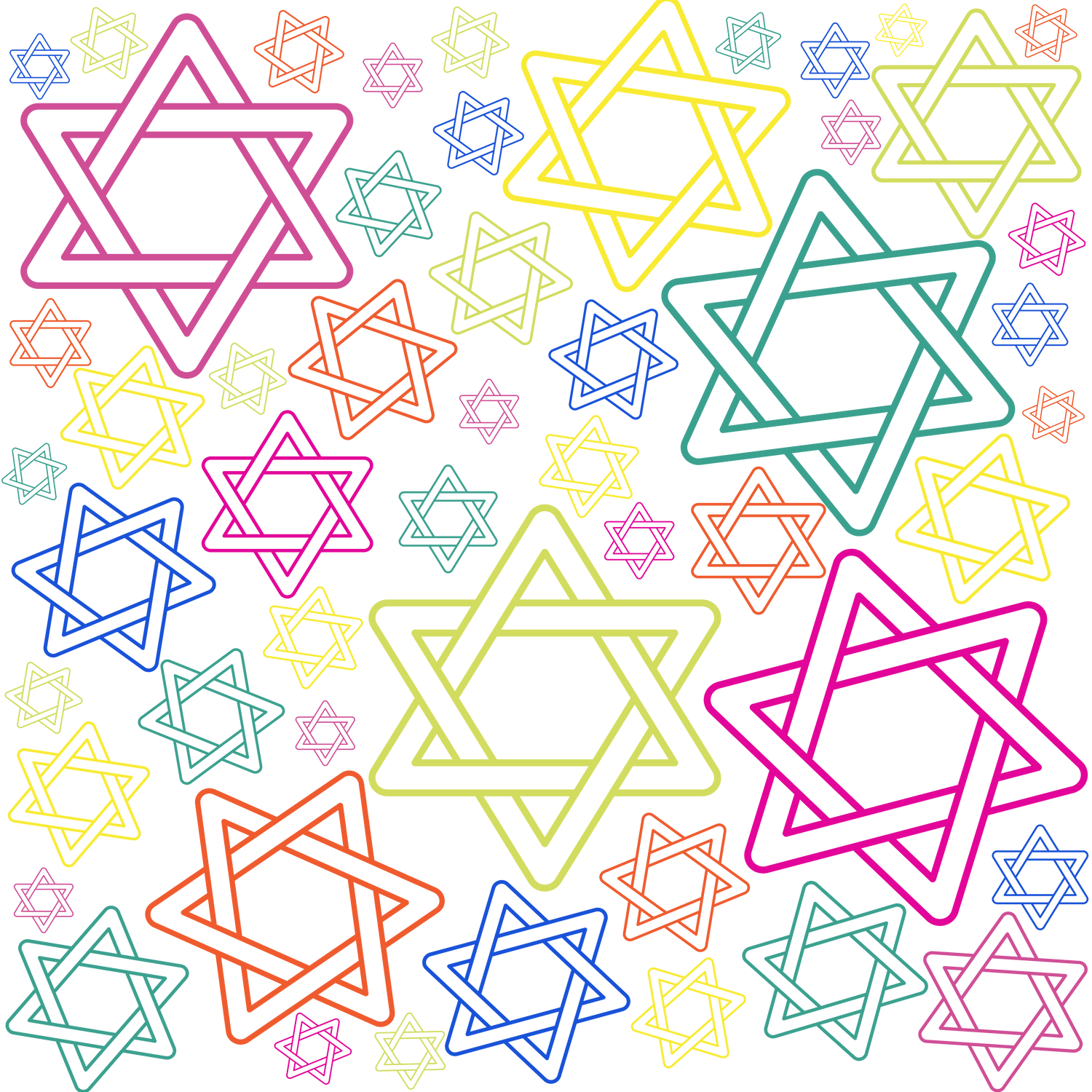 Neon Star of David Festival