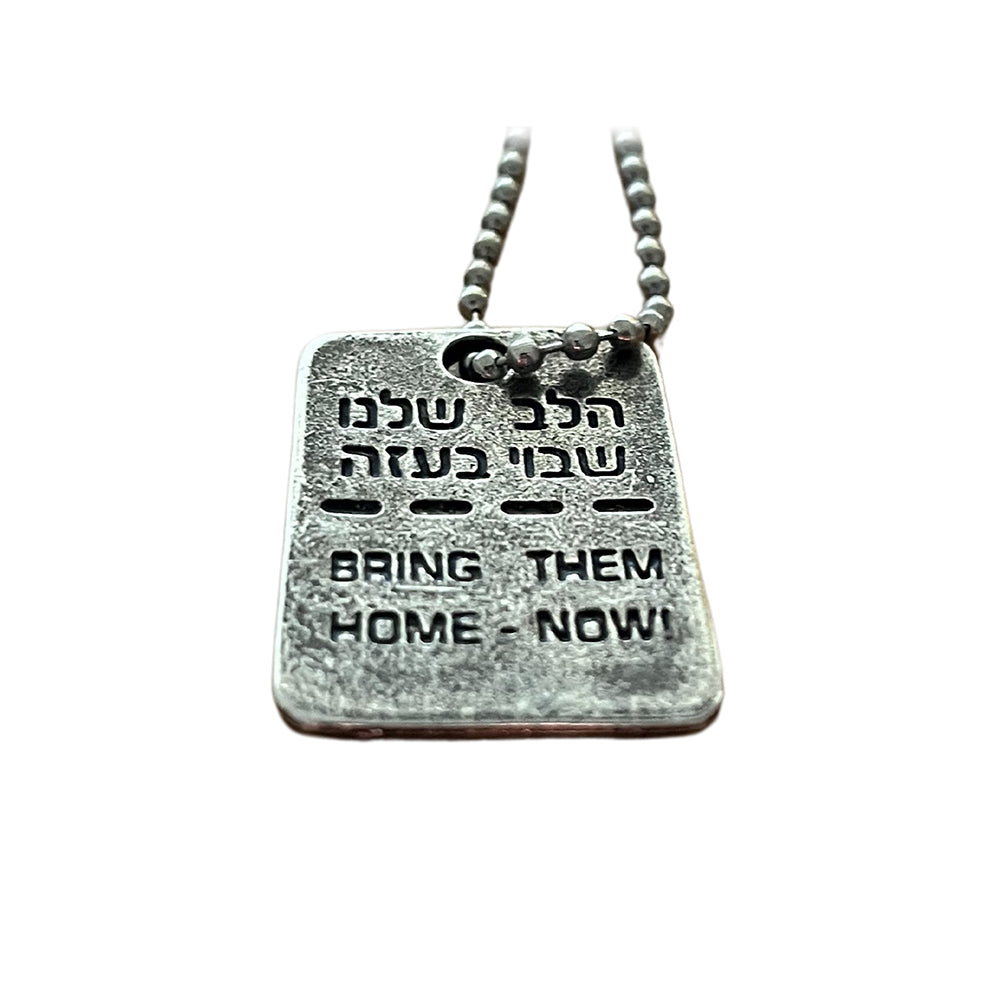 Bring Them Home' Dog Tag Necklace made from Rockets