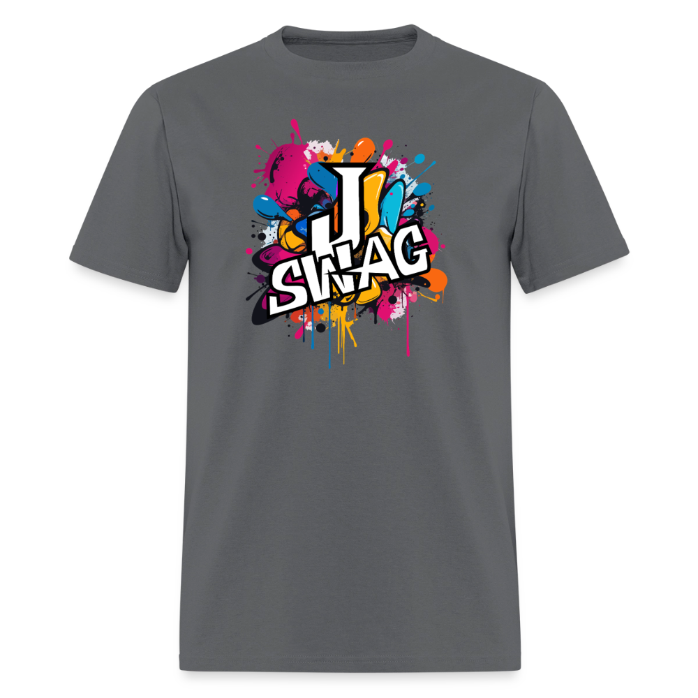 Jswag Logo  Men's T-Shirt | GILDAN 5000 - charcoal
