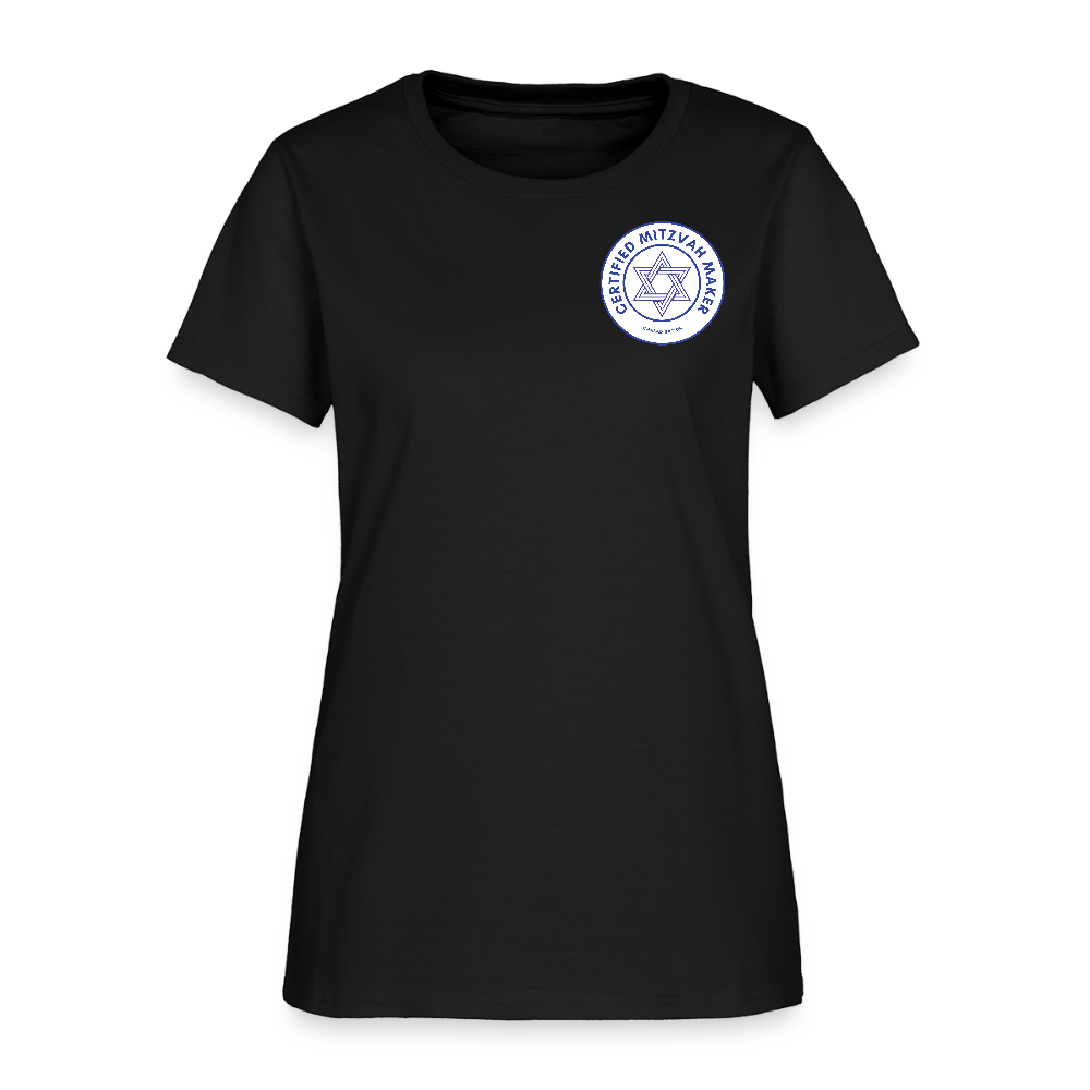 Certified Mitzvah Maker Badge Women's T-Shirt - black