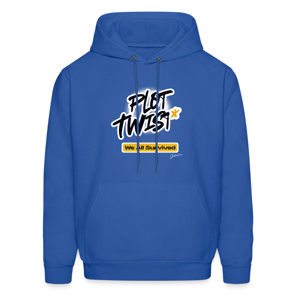 Plot Twist Men's Hoodie - royal blue