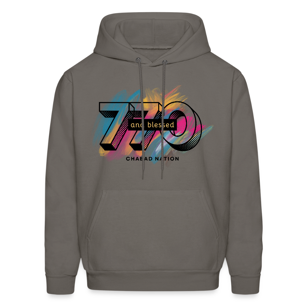 770 And Blessed Men's Hoodie - asphalt gray