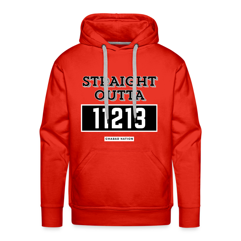 Straight Outta 11213 Men’s Premium Hoodie - red