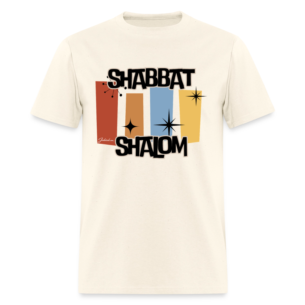 Retro Shabbat Men's T-Shirt | GILDAN 5000 - sweet cream heather