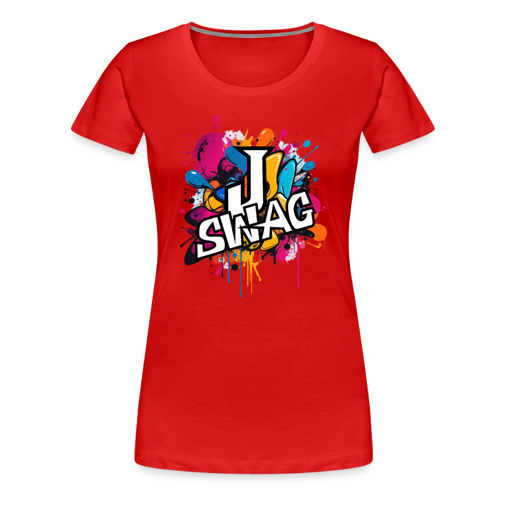 Jswag Logo  Women’s Premium T-Shirt - red