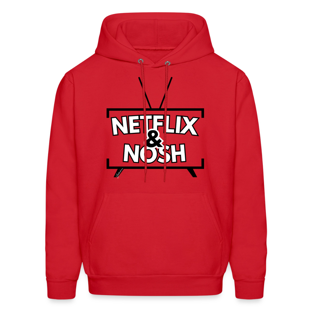 Netflix & Nosh Men's Hoodie - red