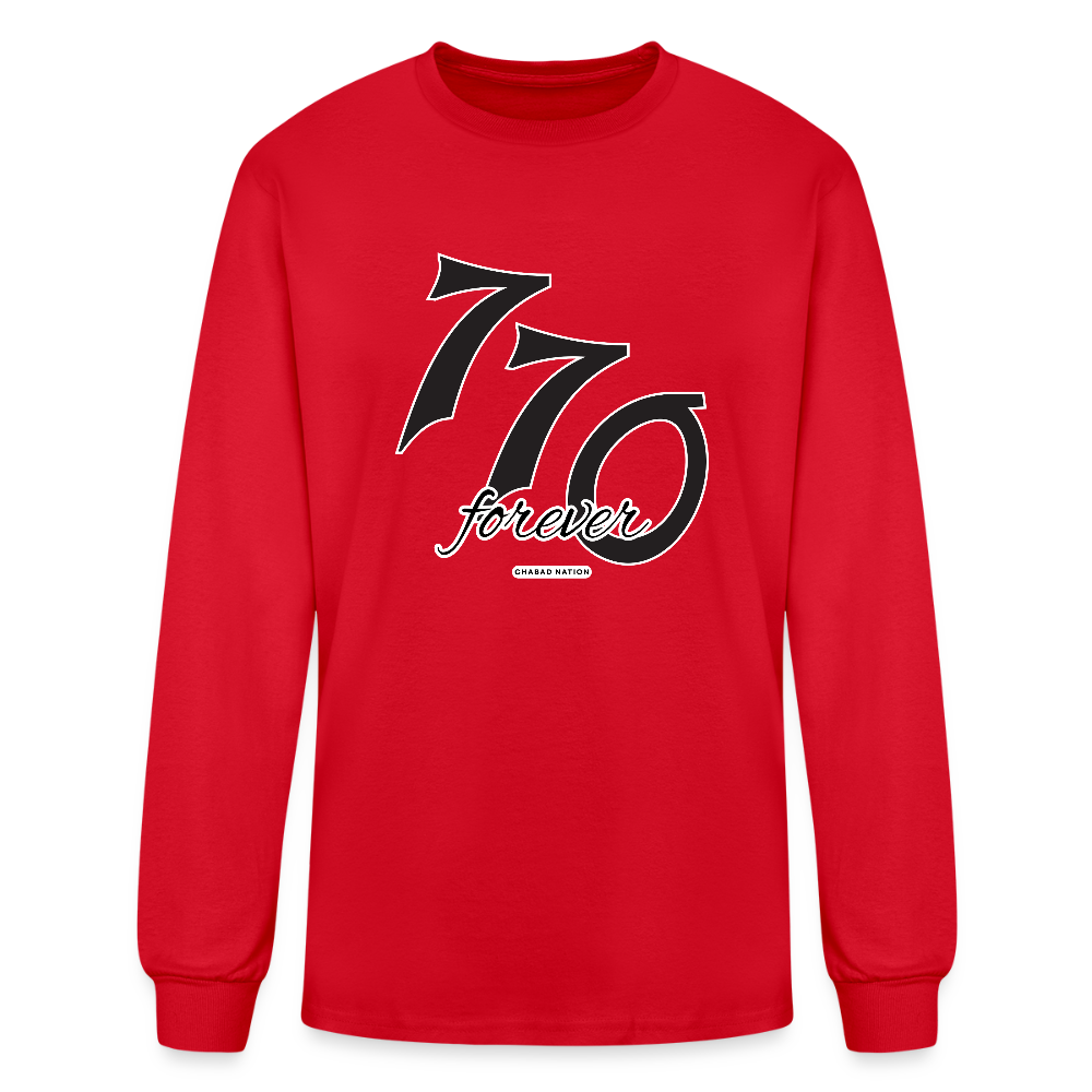 770 Forever Men's Long Sleeve T-Shirt - red