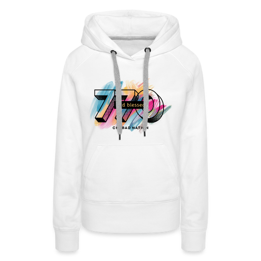 770 And Blessed Women’s Premium Hoodie - white