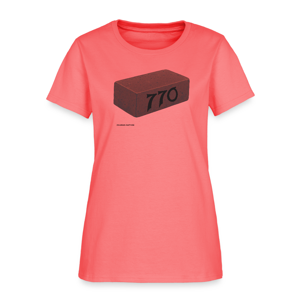 770 Solid Brick Women's T-Shirt - coral