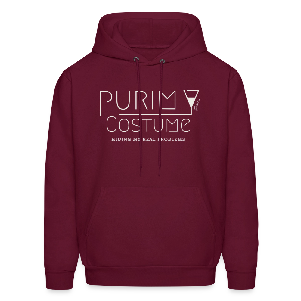Purim Costume Men's Hoodie - burgundy