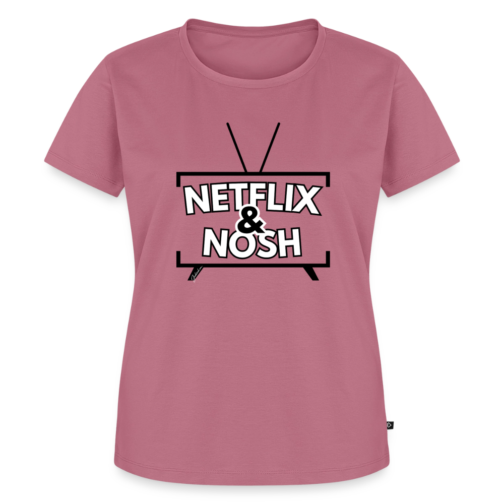 Netflix & Nosh Women’s Premium T-Shirt - mauve