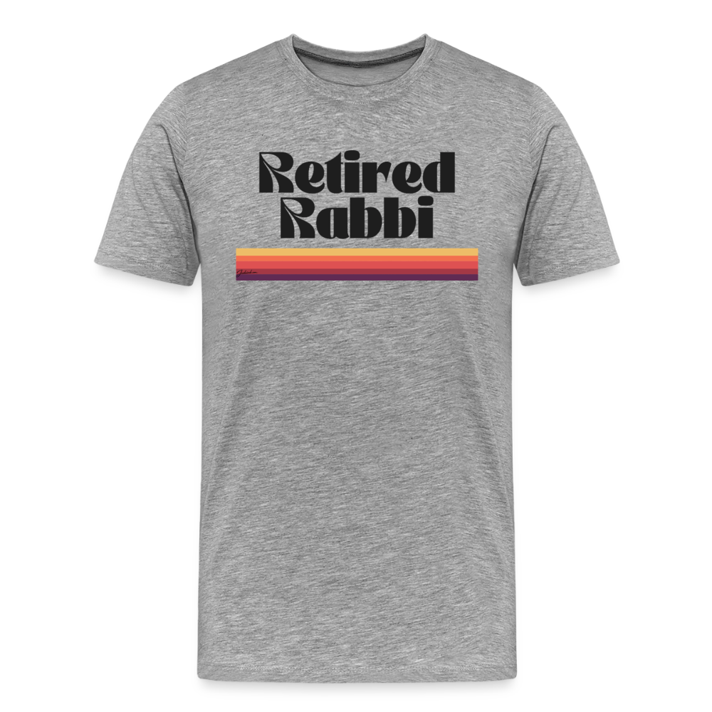 Retired Rabbi Men's Premium T-Shirt - heather gray