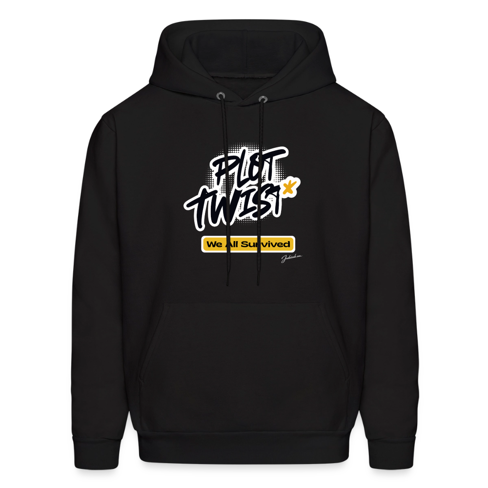 Plot Twist Men's Hoodie - black