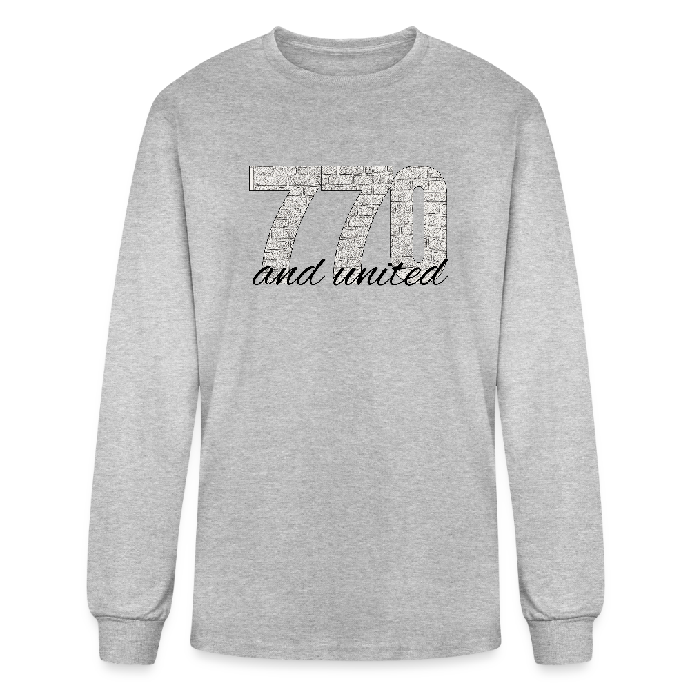 770 And United Men's Long Sleeve T-Shirt - heather gray