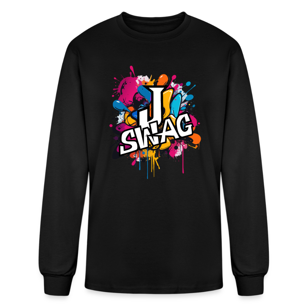 Jswag Logo Men's Long Sleeve T-Shirt - black