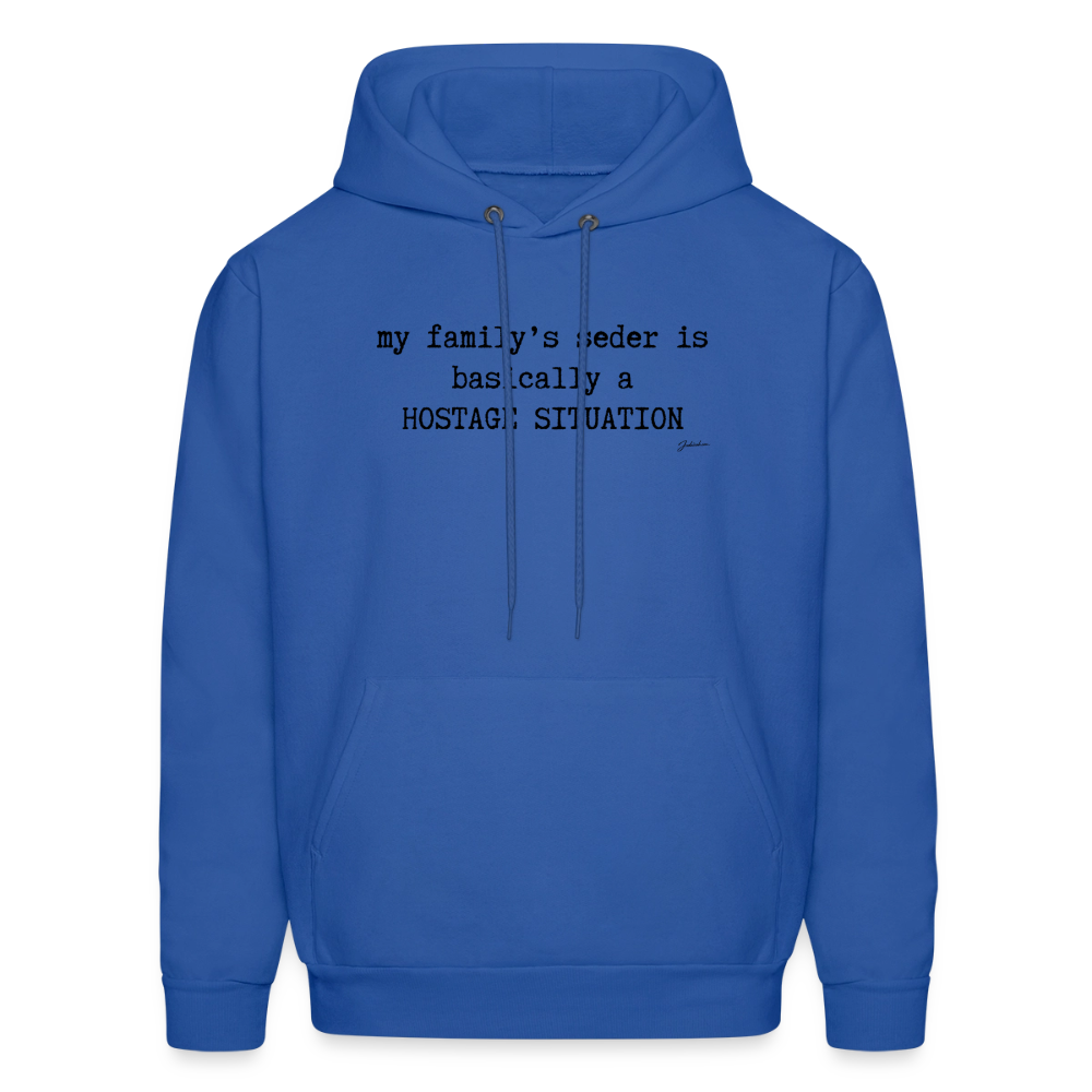 Seder Hostage Men's Hoodie - royal blue