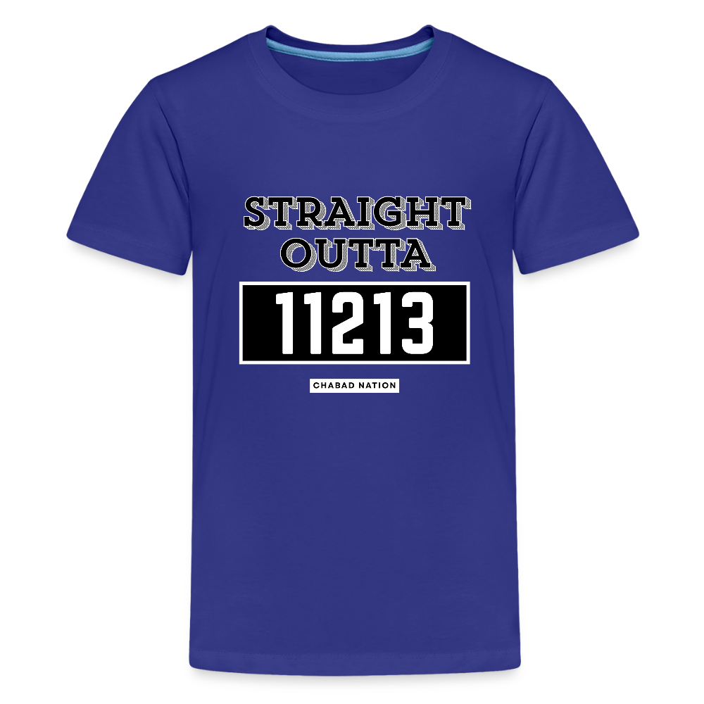 Straight Outta 11213 Kids' Premium T-Shirt - royal blue