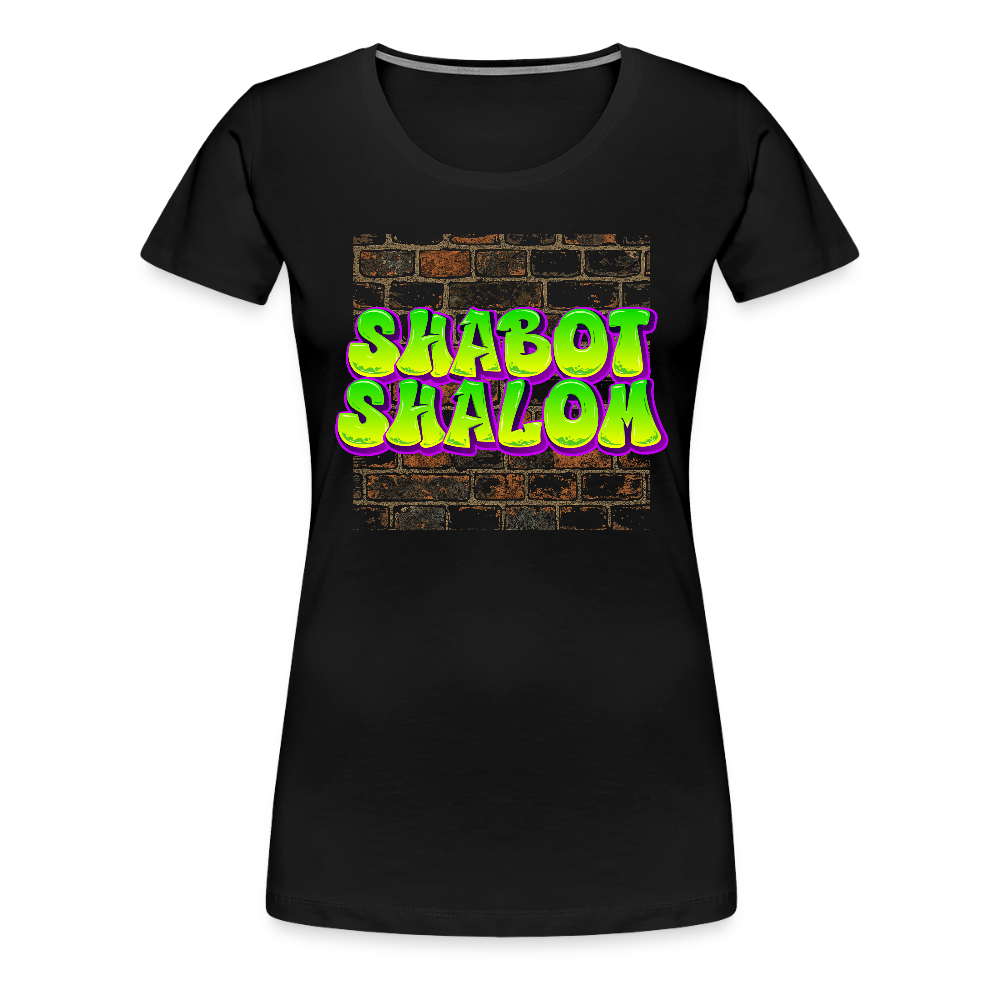 Shabot Shalom Brick 770 Graffiti Women’s Premium T-Shirt - black