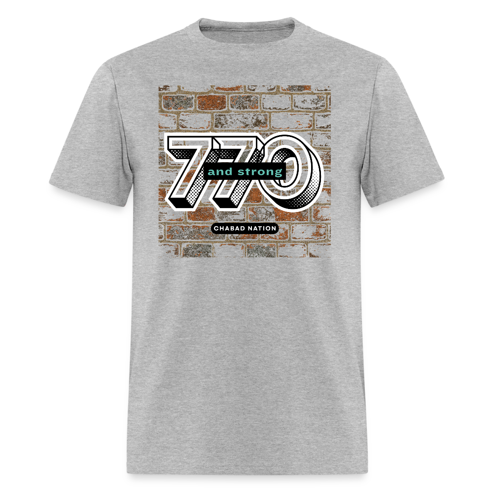 770 And Strong Men's T-Shirt | GILDAN 5000 - heather gray