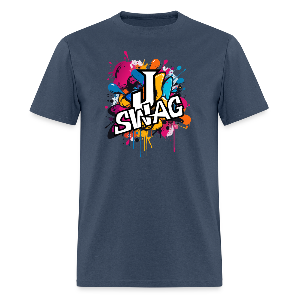 Jswag Logo  Men's T-Shirt | GILDAN 5000 -  blue dusk