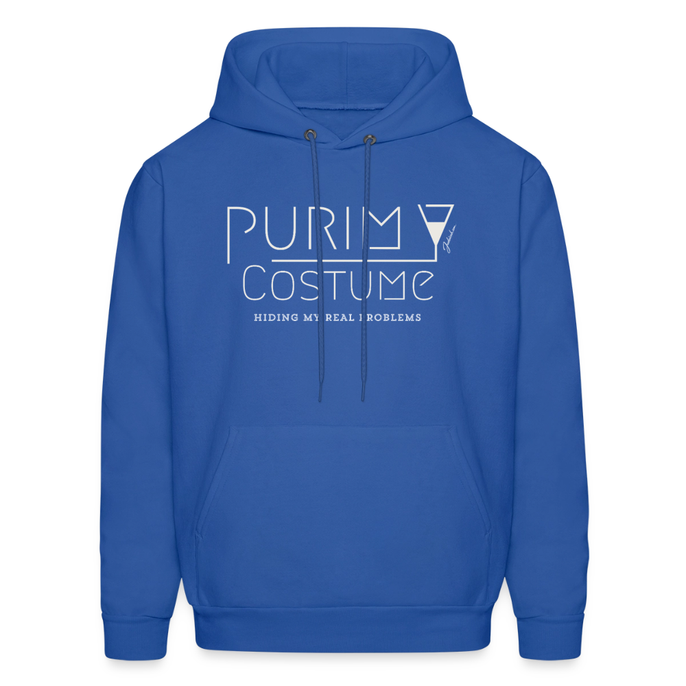 Purim Costume Men's Hoodie - royal blue