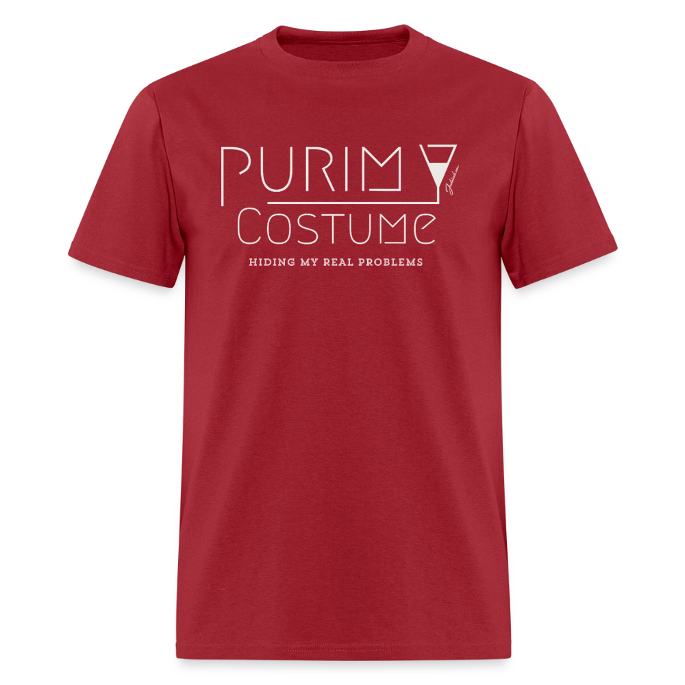 Purim Costume Men's T-Shirt | GILDAN 5000 - dark red
