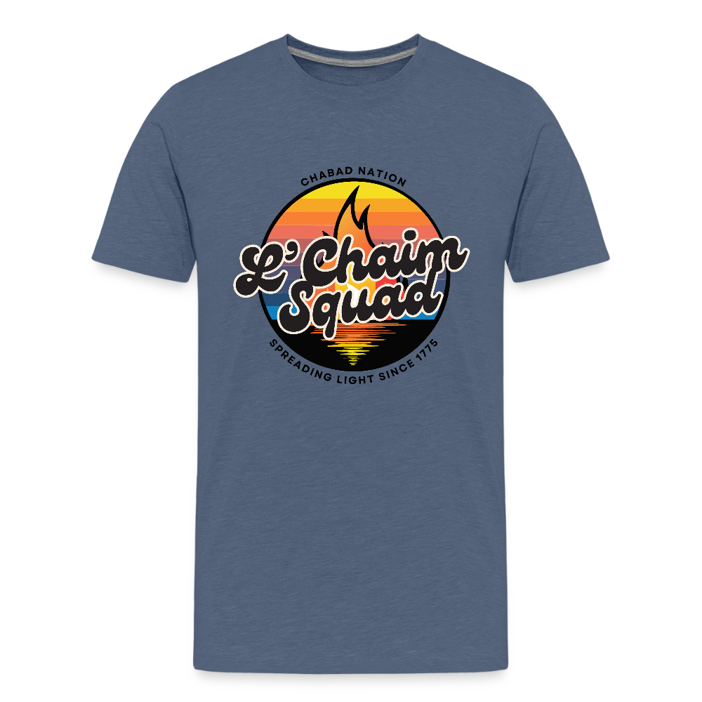 L’Chaim Squad – Spreading Light Kids' Premium T-Shirt - heather blue