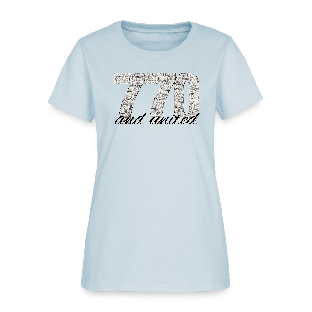 770 And United Women's T-Shirt - light blue